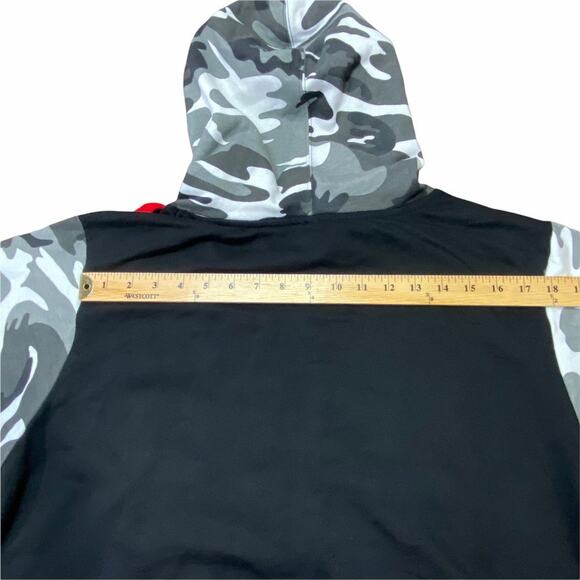 Code Five Adult Camo Fleece Graphic Bronx  Hoodie  Size Large - Picture 4 of 13
